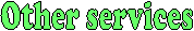 Other services